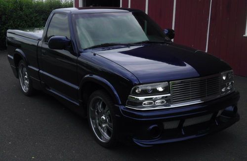 2001 chevrolet s-10 pickup manual transmission short bed body kit rims chevy