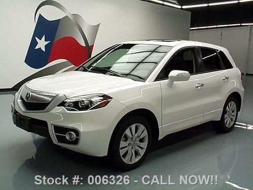 2011 acura rdx turbo sunroof rear cam htd seats 32k mi texas direct auto