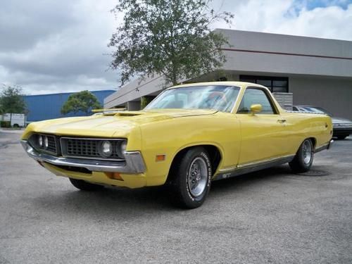 1971 ford ranchero gt 351 cleaveland, real gt, matching number's car low reserve