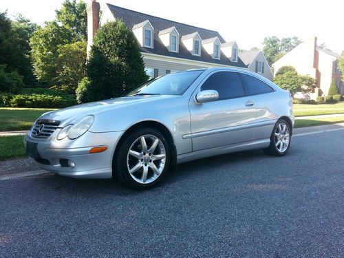 2003 mercedes-benz c230 kompressor coupe 2-door 1.8l