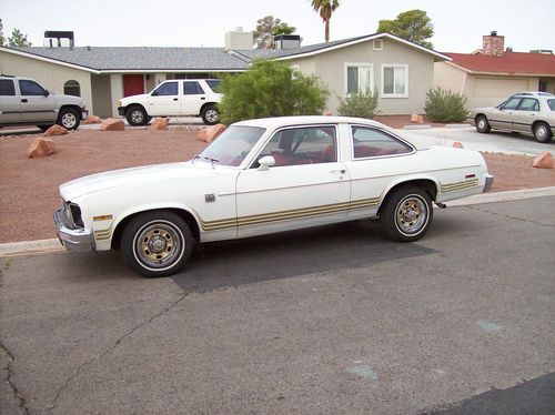 1977 chevrolet nova base coupe 2-door 5.0l 56559 original miles original paint