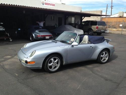 1996 porsche 911 carrera cabriolet 993 low miles no reserve convertible 1