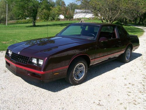 1987 monte carlo ss aerocoupe, low miles, show ready, original