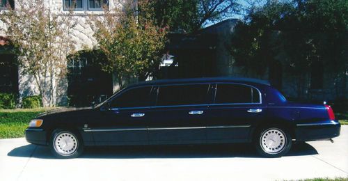 1999 lincoln town car executive limousine 6 door 4.6l