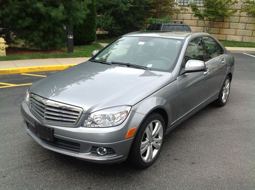 2008 mercedes benz mint c300 silver 4 door luxury sedan 30k miles