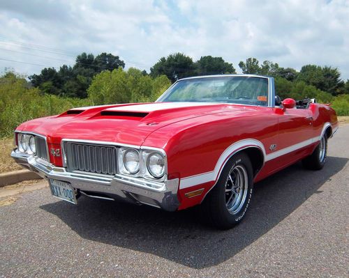 70 olds 442 convertible 3-owner low miles-97k loaded #2 excellent condition