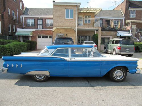1959 FORD FAIRLANE TUDOR 300 2DR. #S MATCH RESTORED STOCK CRUISER!, image 4