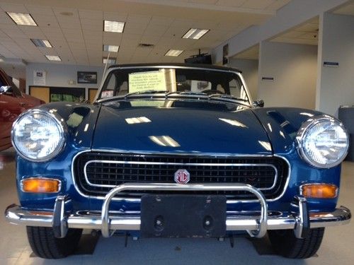 1973 mg midget convertible with 8,600 original miles!