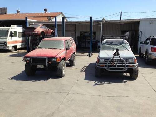 Two 1988 toyota 4runners sr5 sport utility 2-door 3.0l