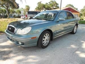 2005 hyundai sonata gl sedan 4-door 2.7l (2 owners, great looking car, cold a/c)