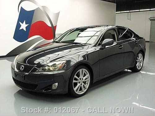 2007 lexus is350 climate seats sunroof nav rear cam 59k texas direct auto