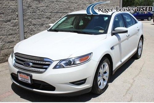 2010 ford taurus sel ford sync aux input leather non smoker satellite radio abs