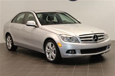 2009 mercedes benz c300 silver moonroof