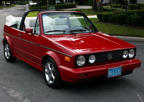 Mint low mileage beauty - 1988 volkswagen cabriolet - 68k orig  miles