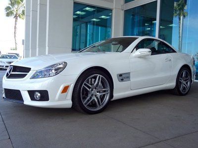 SL63 AMG Convertible Performance Package P30 Panorama roof Diamond White, image 2
