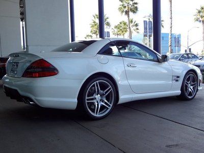 SL63 AMG Convertible Performance Package P30 Panorama roof Diamond White, image 9