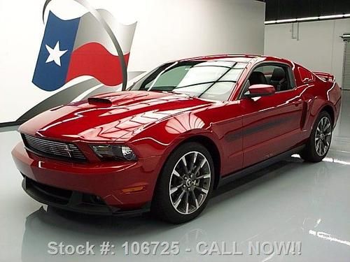 2011 ford mustang gt/cs 5.0 6-spd htd leather nav 4k mi texas direct auto