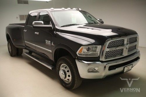 2013 drw laramie crew 4x4 navigation sunroof leather heated cummins diesel
