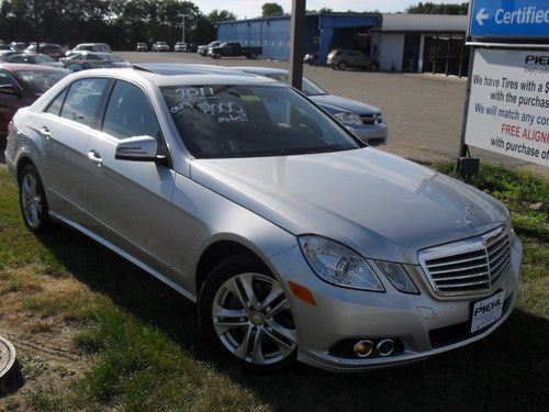 Ultra-low mile silver mercedes-benz e350 4matic