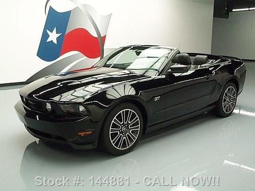 2010 ford mustang gt premium convertible leather 28k mi texas direct auto