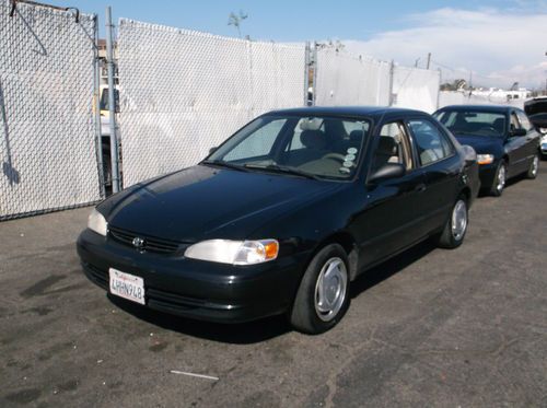 2000 toyota corolla, no reserve