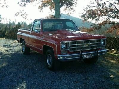 1977 chevrolet c10 silverado cab &amp; chassis 2-door 5.7l