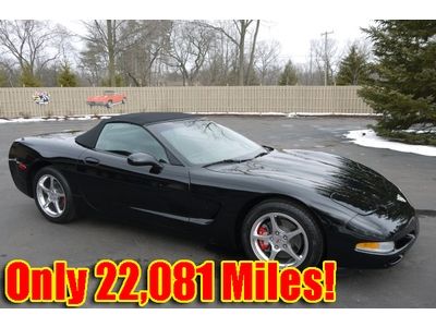 2003 corvette convertible only 22,081 miles ls1 346 ci 350 hp automatic