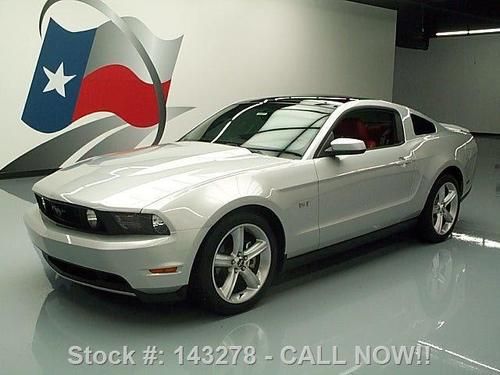 2010 ford mustang gt premium 5spd glassback leather 19k texas direct auto