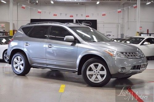 2006 nissan murano sl v6 awd, navi, sat, bose, heated leather, backup cam,xenon