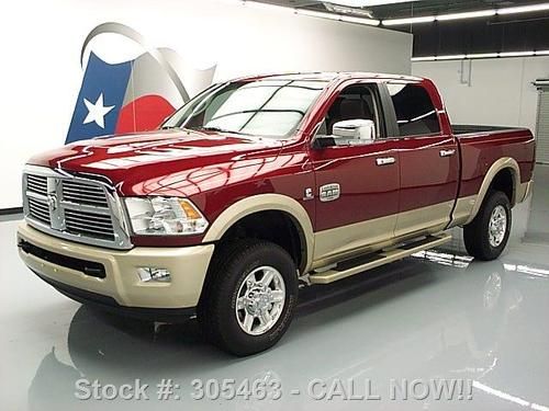 2012 dodge ram 2500 hd longhorn crew 4x4 diesel nav 18k texas direct auto