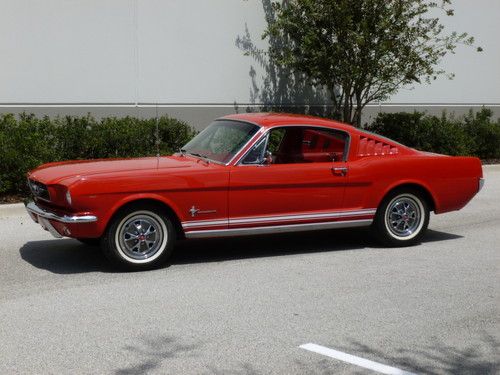 1965 mustang fastback - 4 speed - air conditioning