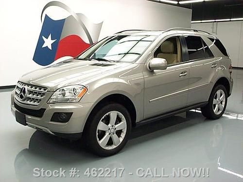 2009 mercedes-benz ml350 4matic awd sunroof nav 14k mi texas direct auto