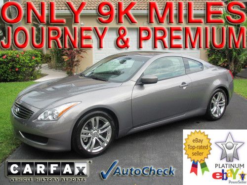 2009 09 infiniti g37 journey coupe * only 9k miles * premium package * florida