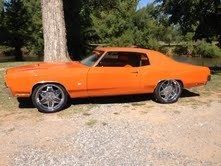 1971 chevrolet monte carlo base hardtop 2-door 5.7l ******sharp**** head turner