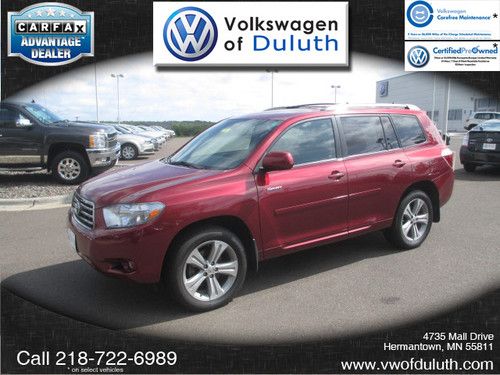 2008 toyota highlander sport 4wd