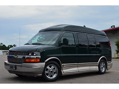 2004 chevrolet express conversion van explorer limited se hi top one owner wow!!