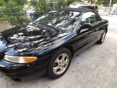 2000 chrysler sebring lxi convertible 2.5l v6  leather loaded no reserve