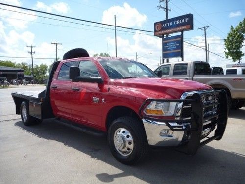 2011 dodge ram 3500 quad cab diesel 4x4 slt flat bed we finance ford chevrolet