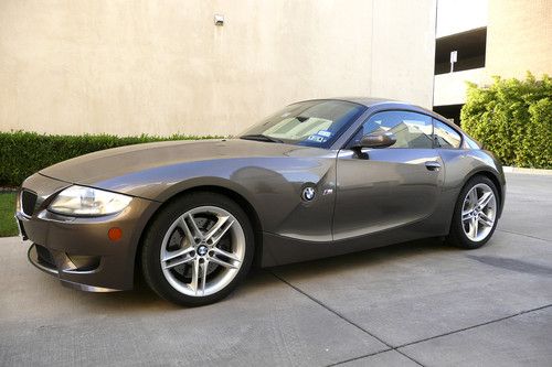 2007 bmw z4 m coupe - sepang brown - carbon fiber leather trim - rare!