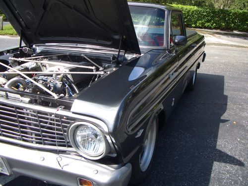 1964 ford falcon ranchero resto mod - blower- 5.0 cobra mustang motor - hot rod