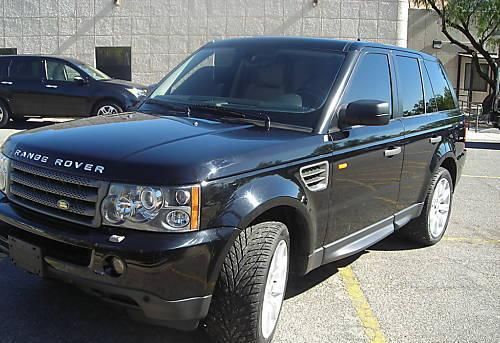 2006 land rover range rover sport hse black