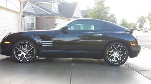 2005 chrysler crossfire srt 6 black 2 door coupe supercharged modified low miles
