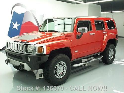 2008 hummer h3 alpha 4x4 v8 sunroof heated leather 52k texas direct auto