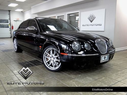 2007 jaguar s-type r sedan navigation xenons moonroof heated seats alpine sound