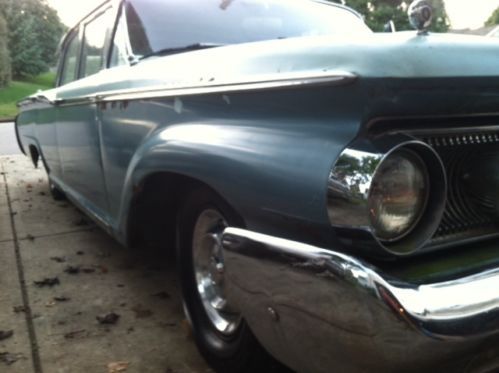 1960 mercury monterey sled big body sedan 312y block 3speed manual 3 on the tree