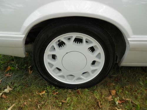 1987 Ford Mustang LX T-Top White with Black Interior, US $2,500.00, image 9