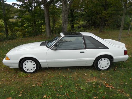 1987 Ford Mustang LX T-Top White with Black Interior, US $2,500.00, image 19