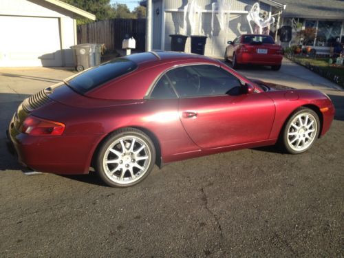 1999 porsche 911 hard top/soft top with navigation