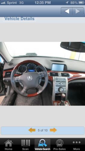 2009 acura rl base sedan 4-door 3.7l