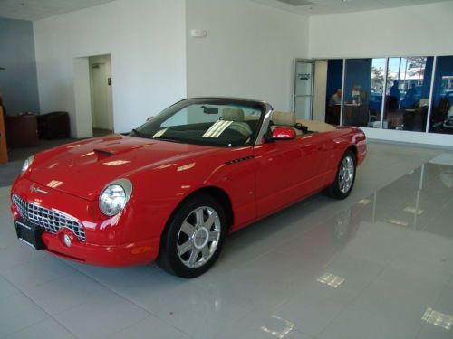 2004 ford thunderbird, hard and soft top, super clean, low miles